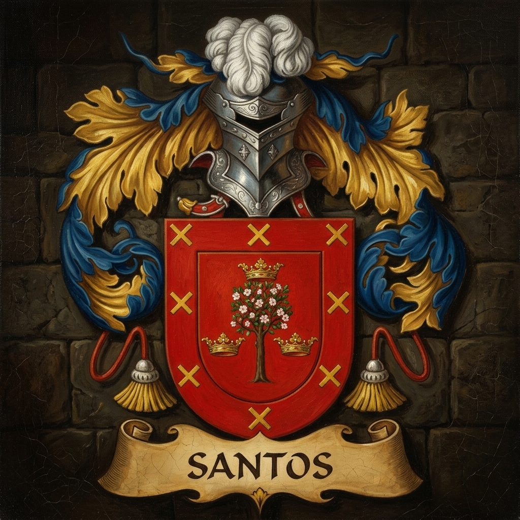 Brasão da família Santos