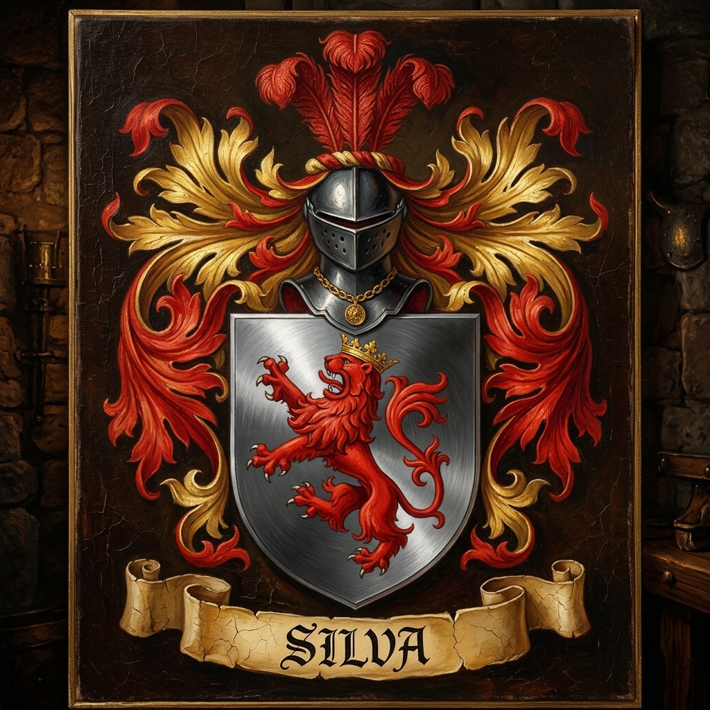 Brasão da família Silva