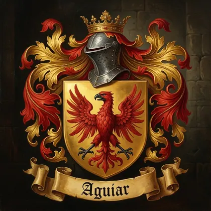 Brasão da família Aguiar