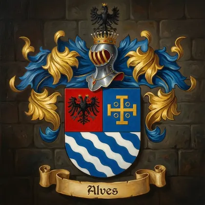 Brasão da família Alves