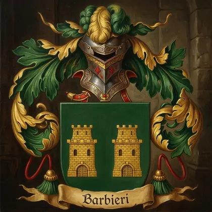 Brasão da família Barbieri