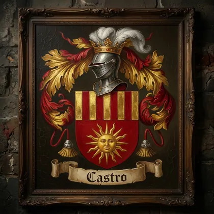 Brasão da família Castro