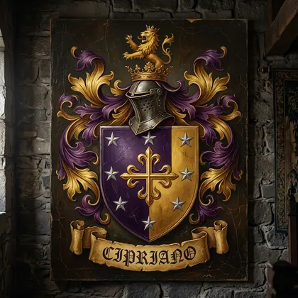 Brasão da família Cipriano