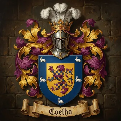 Brasão da família Coelho