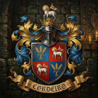 Brasão da família Cordeiro