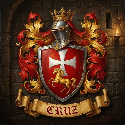 Brasão da família Cruz
