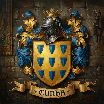 Brasão da família Cunha