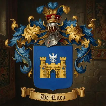 Brasão da família De Luca