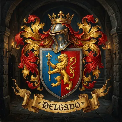 Brasão da família Delgado