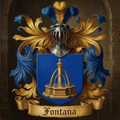 Brasão da família Fontana
