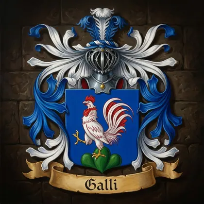 Brasão da família Galli