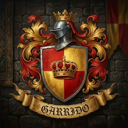 Brasão da família Garrido