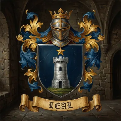 Brasão da família Leal