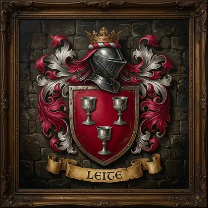 Brasão da família Leite