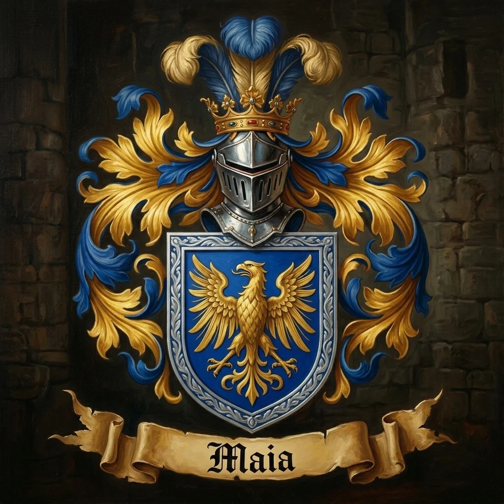 Brasão da família Maia