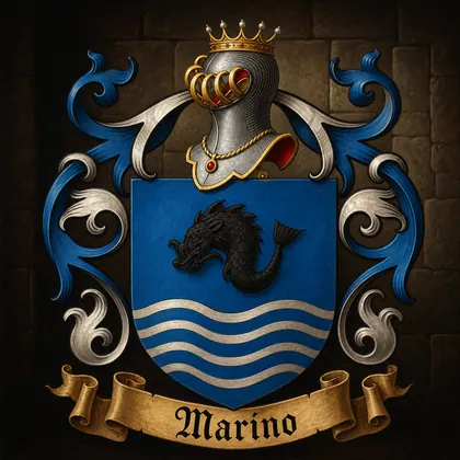 Brasão da família Marino