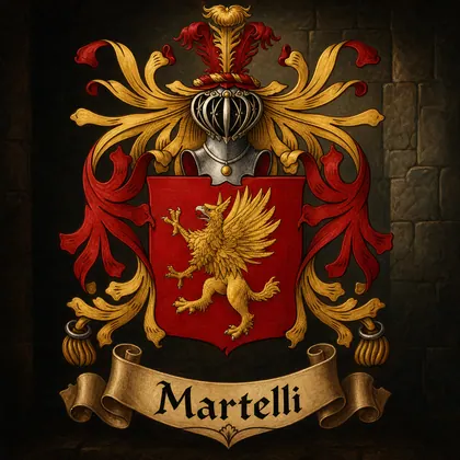 Brasão da família Martelli