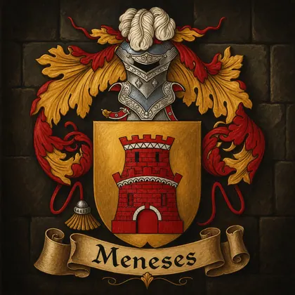Brasão da família Meneses