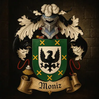 Brasão da família Moniz