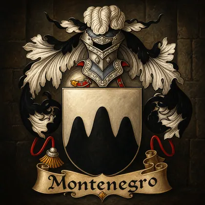 Brasão da família Montenegro