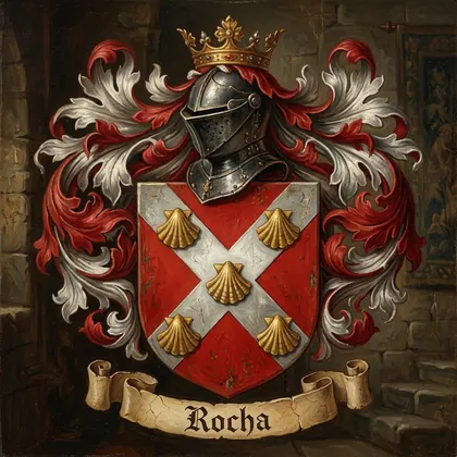 Brasão da família Rocha