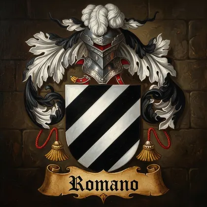 Brasão da família Romano