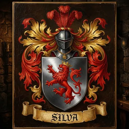 Brasão da família Silva