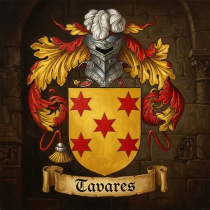 Brasão da família Tavares