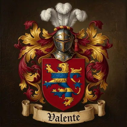 Brasão da família Valente
