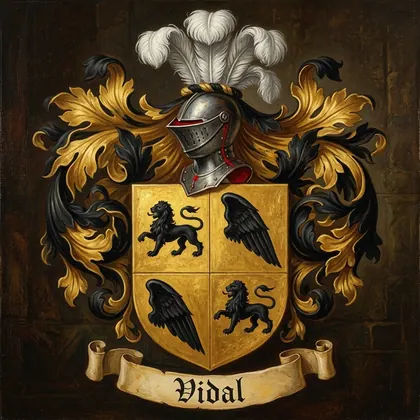 Brasão da família Vidal