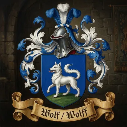 Brasão da família Wolf