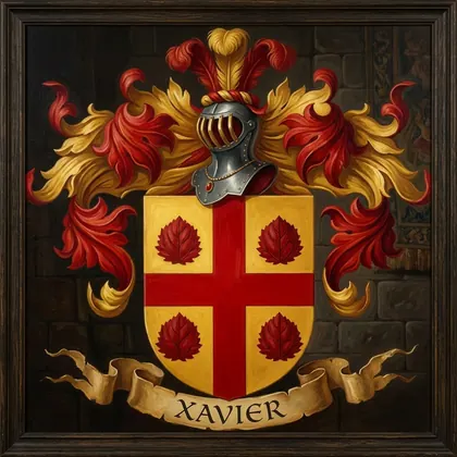 Brasão da família Xavier